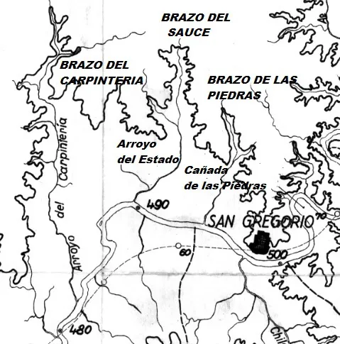 Arroyo y BRAZO del Estado