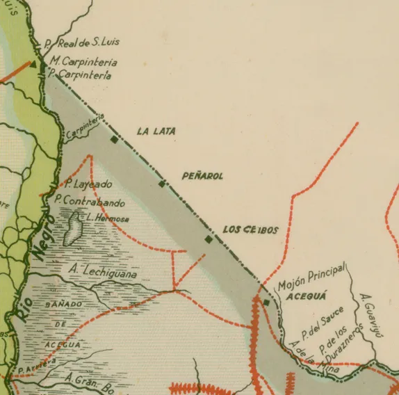 Frontera Seca desde Real de San Luis hasta Acegua
