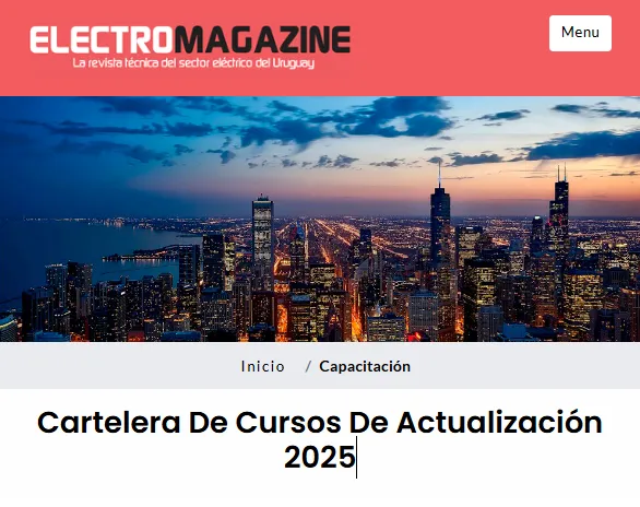 ELECTROMAGAZINE cursos 2025