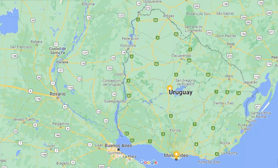 Concordia a Gualeguaychu