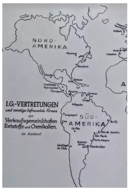 IG Farben en America del Sur año 1936