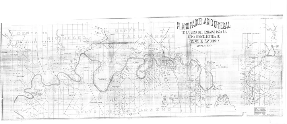 Parcelario Embalse BAYGORRIA y Paso de los Toros Parcelario Embalse BAYGORRIA y Paso de los Toros