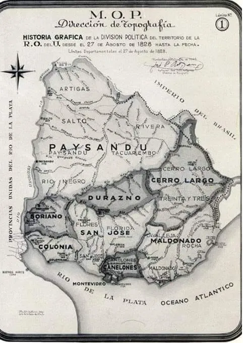 MTOP JP Astigaraga Uruguay y Paysandú en 1825