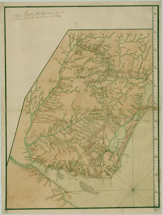 Banda Oriental del Río de la Plata Real Cuerpo Español de Ingenieros 1770