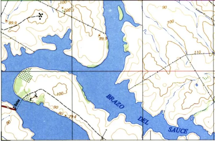 Balsa de Picada de Oribe en H-16 Paso Ramirez