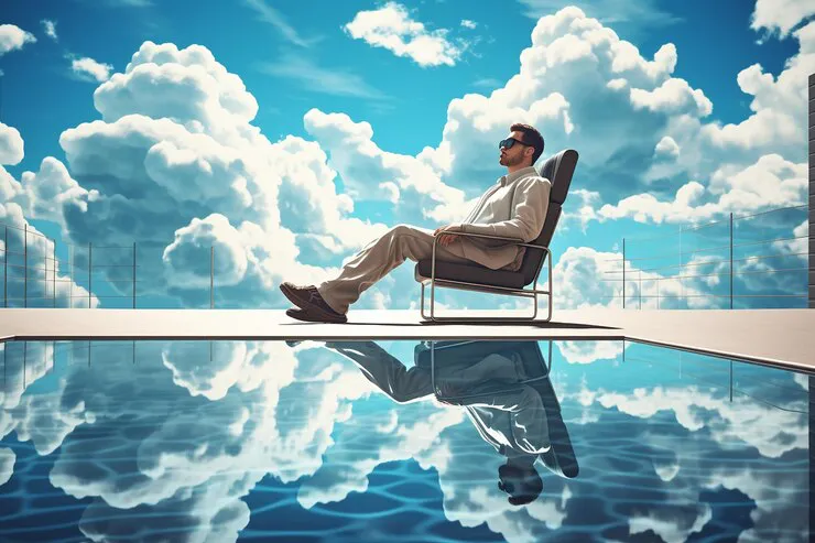 meditacion-reflexiva-junto-piscina_1170794-185597