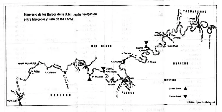 Itinerario de los Barcos de la ONI (1)