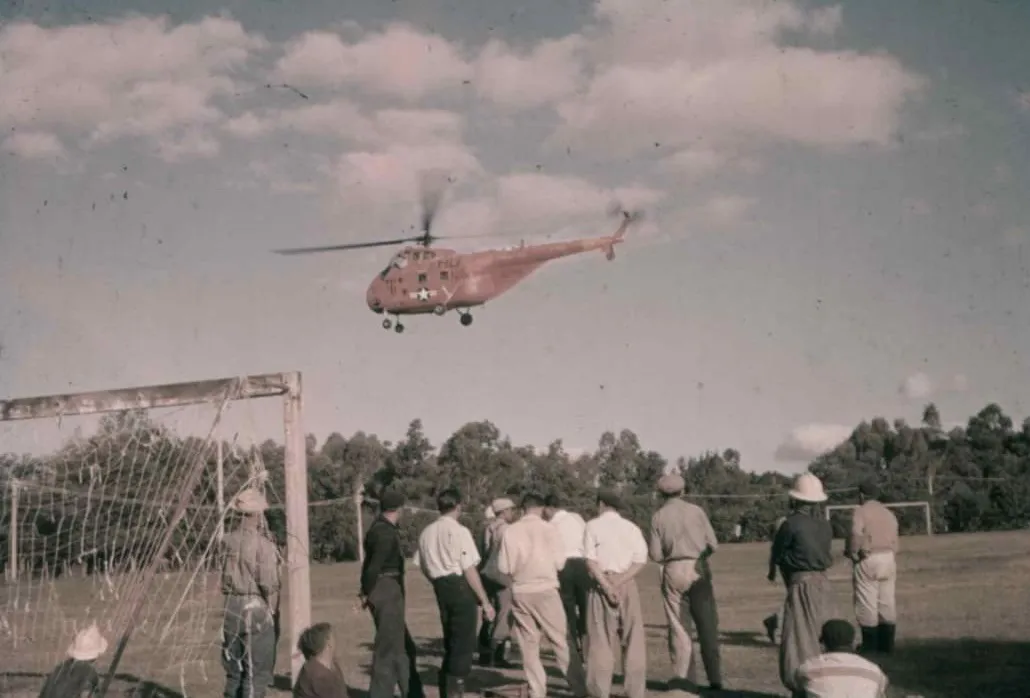 Evacuacion de Rincón del Bonete en Helicoptero