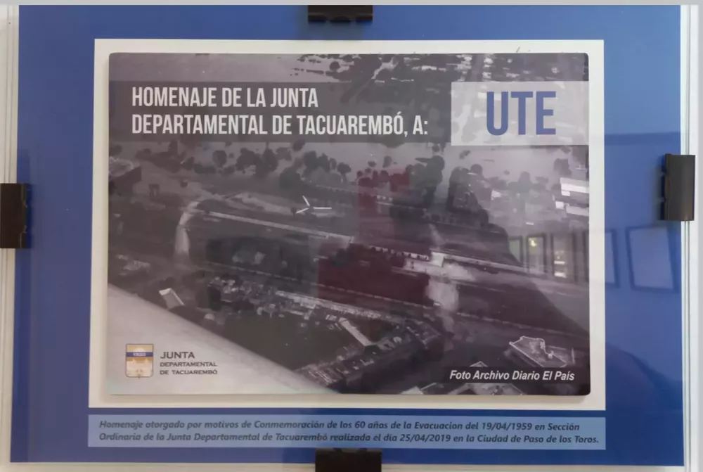 Homenaje por la JUNTA DEPARTAMENTAL DE TACUARMBO en sesion del 24 de Abril de 2019