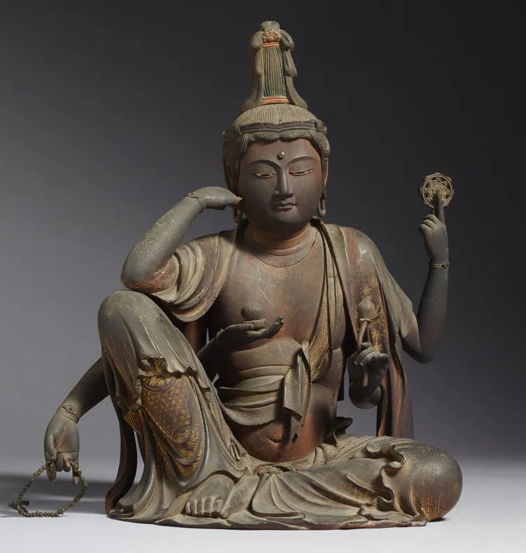 Bodhisattva_Cintāmaṇicakra,_Kamakura_period,_Japan