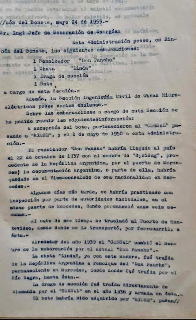 Historia del Remolcador Bywidag Don Pancho por Maisonnave 1955 (1)