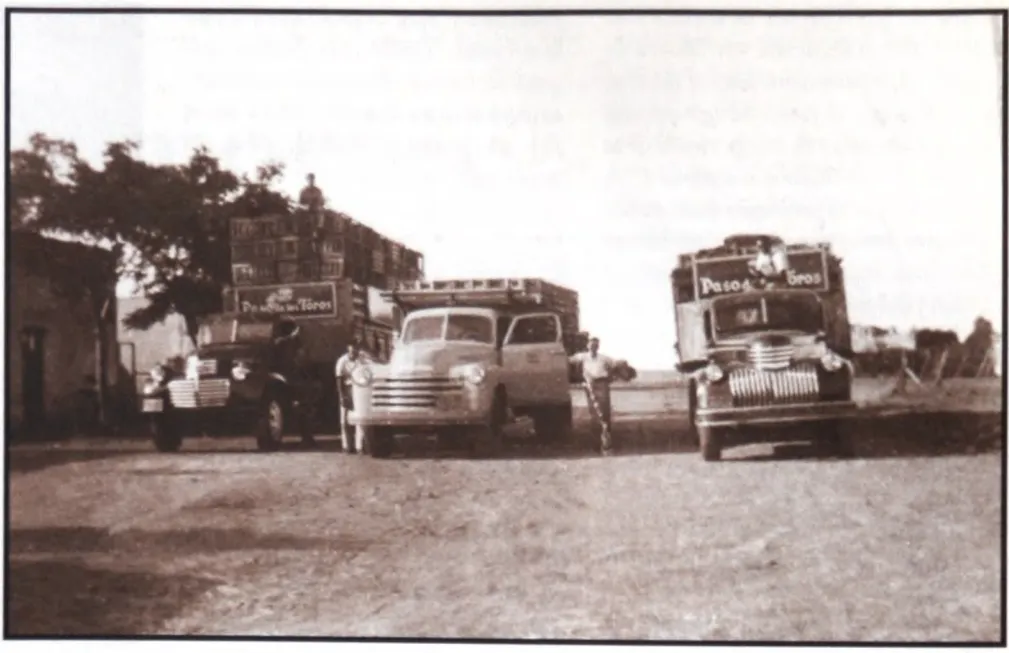 Camiones de Paladino con Agua Tonica Paso de los Toros