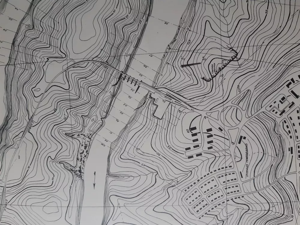 Cotas en Baygorria anteproyecto de Ludin 1953