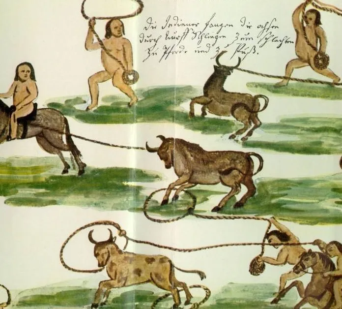 Enlazado por Florian Paucke 1752